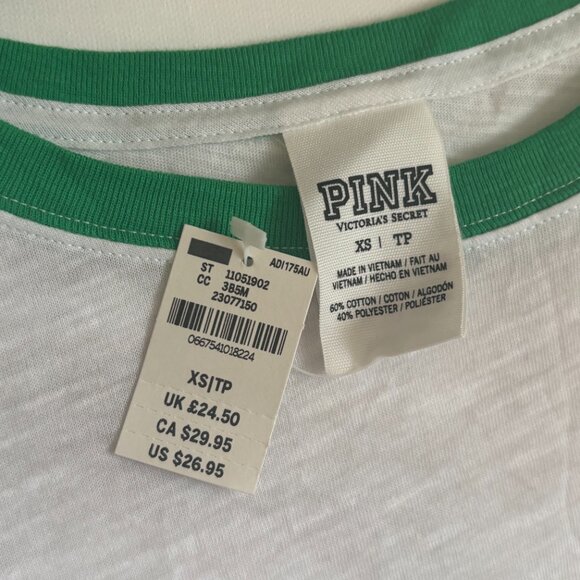 VS PINK “I’ll Shamrock Your World” Tee • XS - Picture 3 of 5